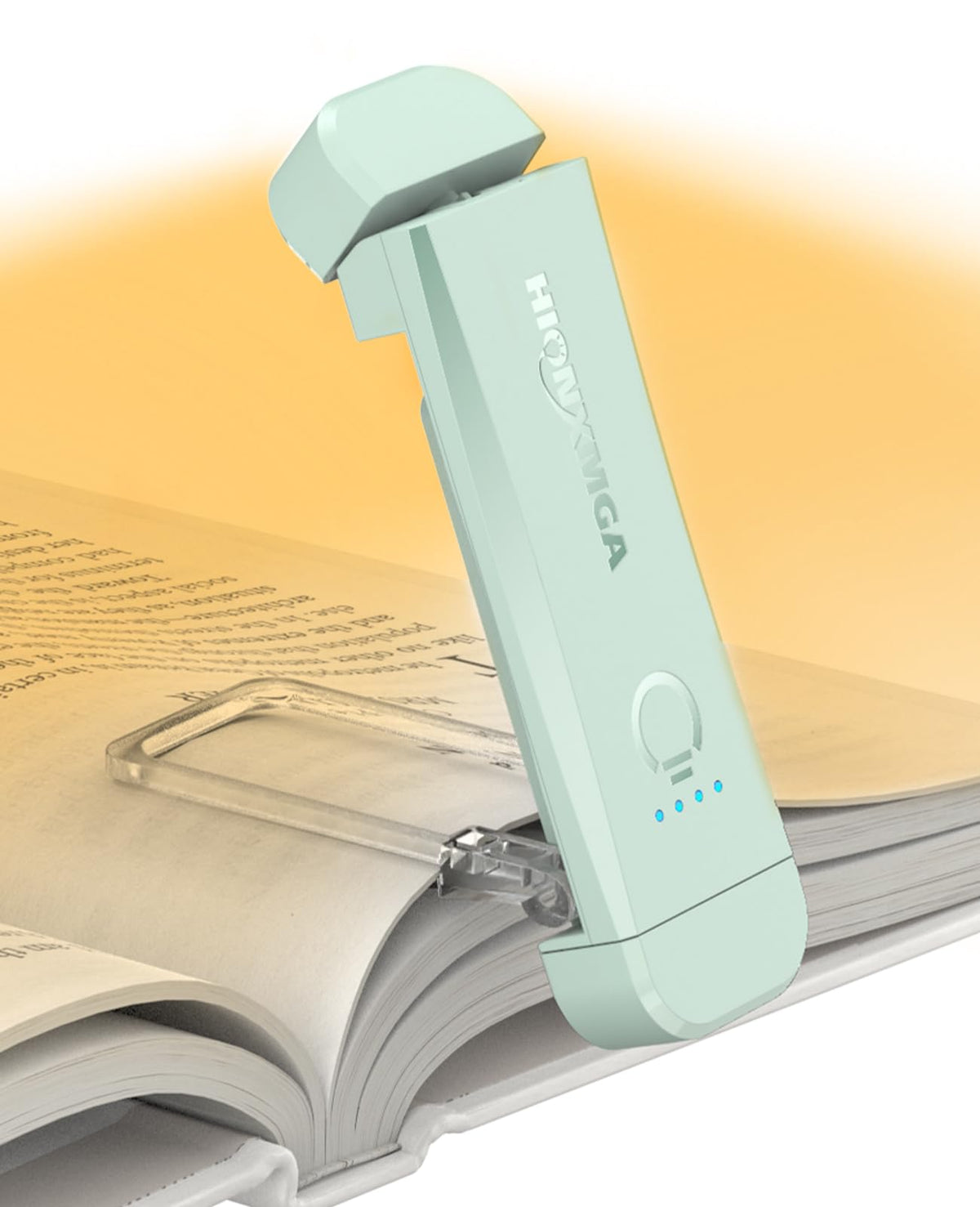 HIONXMGA Book Light,Rechargeable Reading Light for Books in Bed at Night
