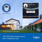 Tapo TC46 4K 8MP Pan/Tilt Outdoor Security Camera CCTV Camera