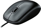 Logitech B100 Wired USB Mouse