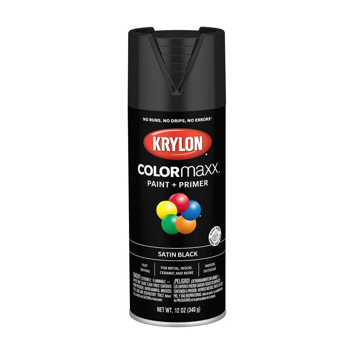 Krylon ColorMaxx 12 Oz. Gloss Spray Paint, Pumpkin Orange - 1 Each