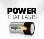Energizer Alkaline Power - C Batteries (8 Pack) Long Lasting Power