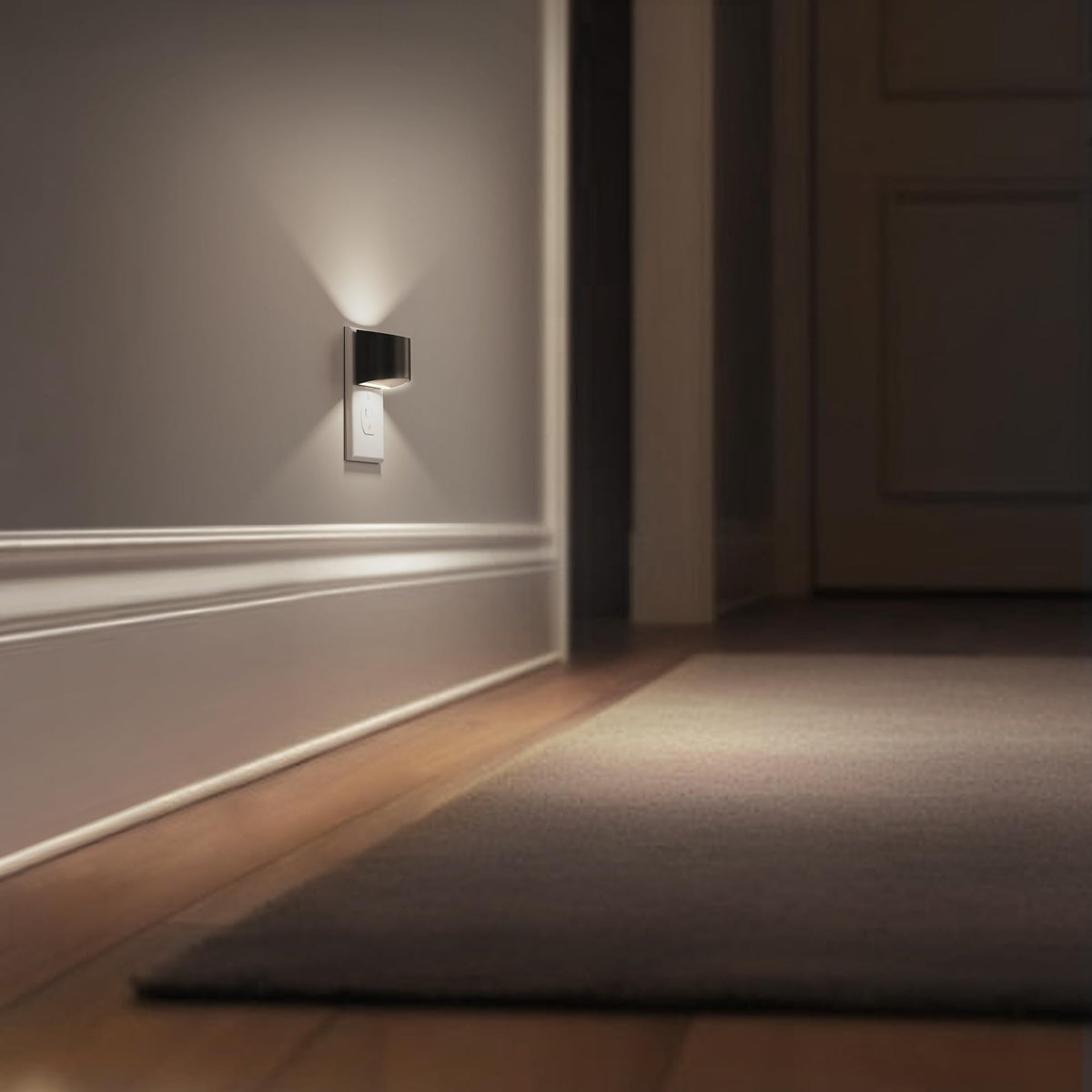 L LOHAS LED Night Lights Plug into Wall, Dimmable Night Light 2 Pack