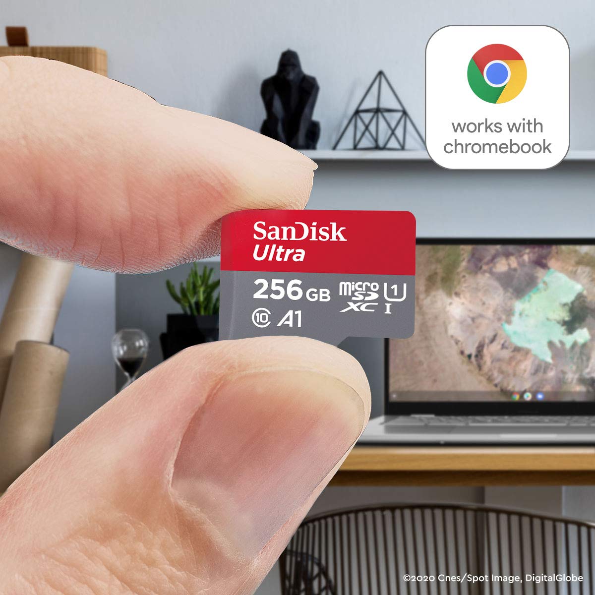 SANDISK Ultra micro SD for Chromebooks 128GB, Up to 140MB/s Read Speeds