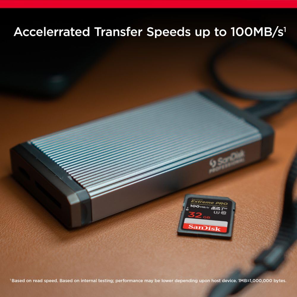 SanDisk 1TB Extreme PRO SDXC card, SD Card, V60 Memory card, 6K & 4K UHD, up to 280 MB/s, Shock, Temperature, Water and X-Ray Proof, RescuePro Deluxe data recovery software, UHS-II, Class 10, U3