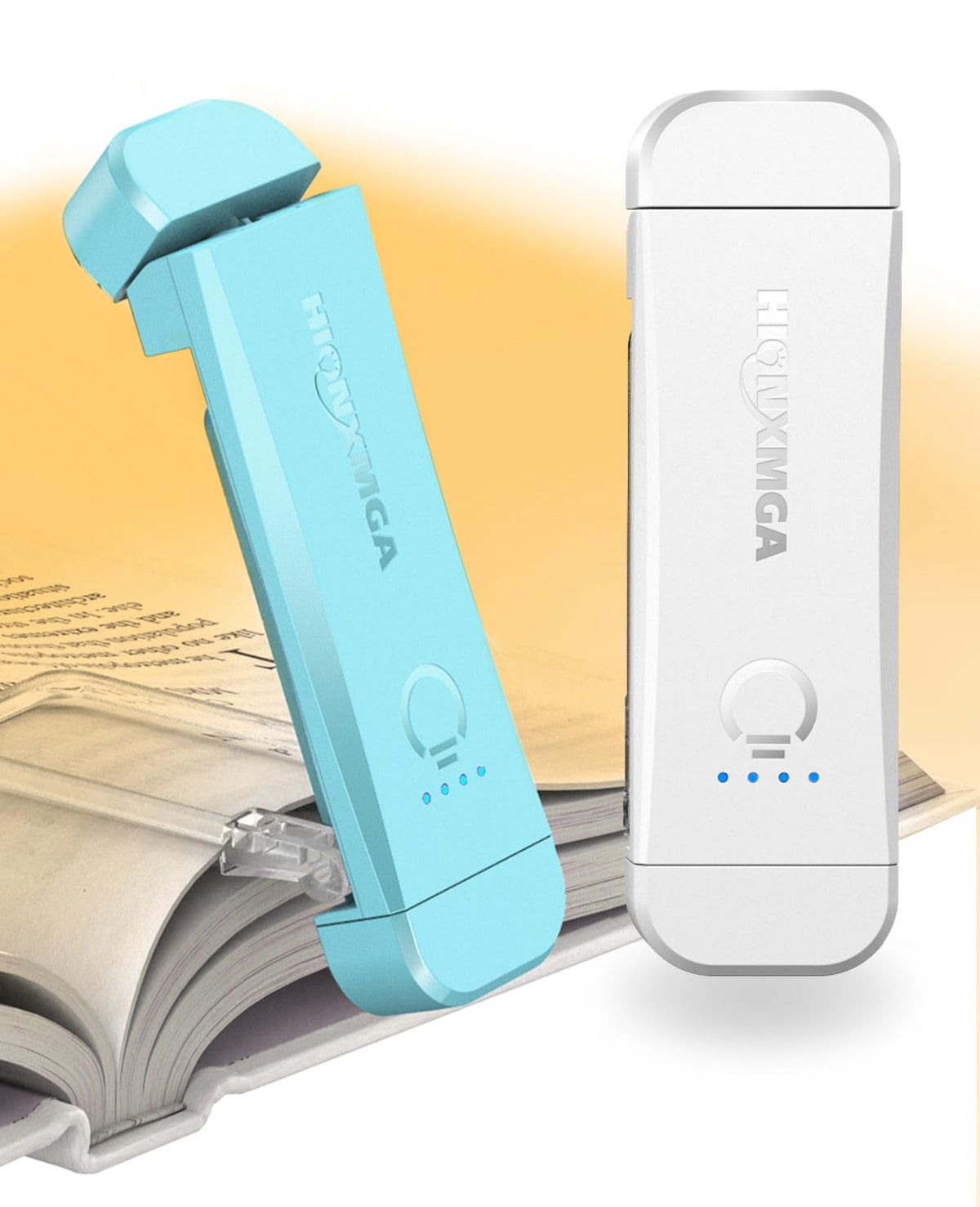HIONXMGA Book Light,Rechargeable Reading Light for Books in Bed at Night