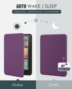 MoKo Case for 7" Kindle Paperwhite 12th Gen&Colorsoft 2024, Agave Green