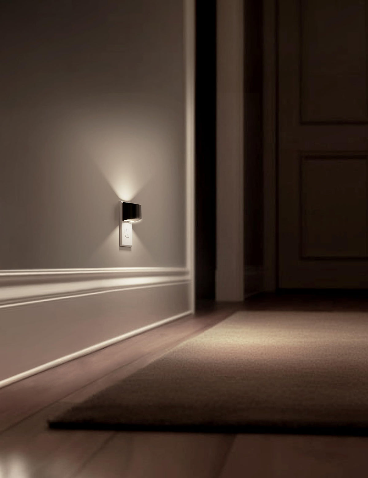 L LOHAS LED Night Lights Plug into Wall, Dimmable Night Light 2 Pack
