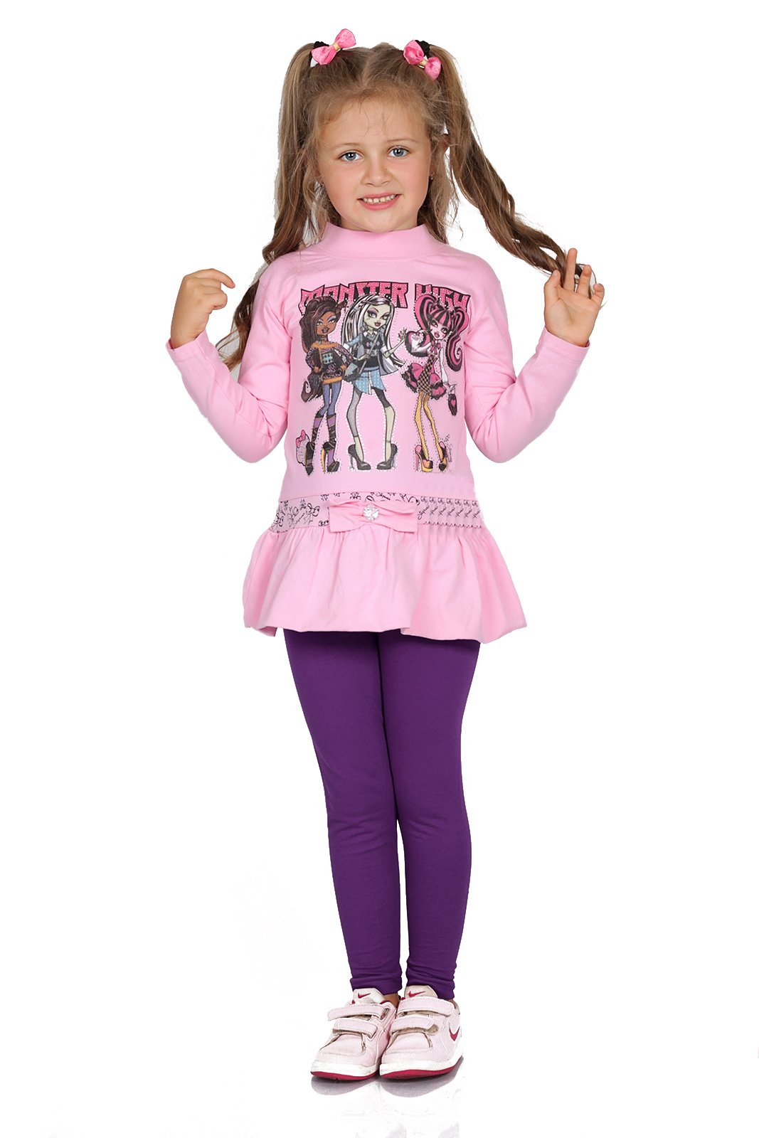 FUTURO FASHION Girls Children Full Length Plain Cotton Leggings Cycling Casual Wear Infant Trousers Leggings Solid Tights Pants for Kids