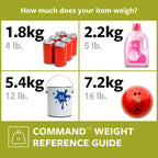 Command Large Canvas Hanger, White, 1 Hook and 2 Adhesive Strips