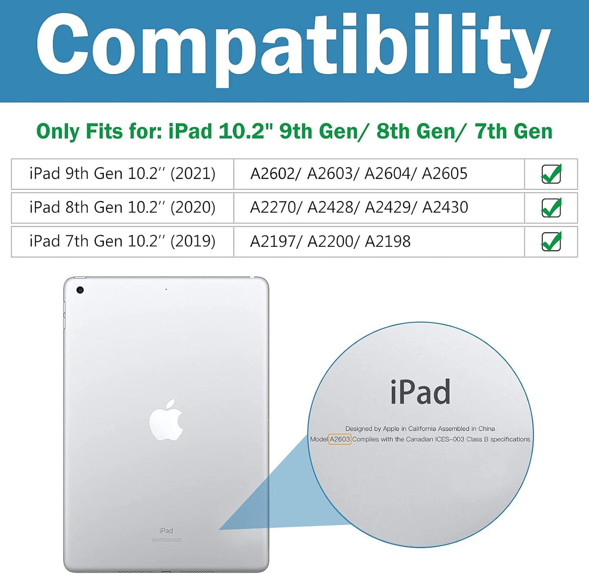 ProCase 2 Pack Screen Protector for iPad A16 2025 11th 11"/10th 2022 10.9"