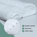 Baby Washcloths 100% Organic Bamboo Bath Washcloth Reusable Face Towels Anti-Bacterial Soft Towel Set Perfect for Newborn(5 Pack)