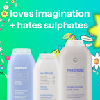 Method Daily Zen Shampoo, Cucumber & Green Tea, Sulphate Free, 350ml