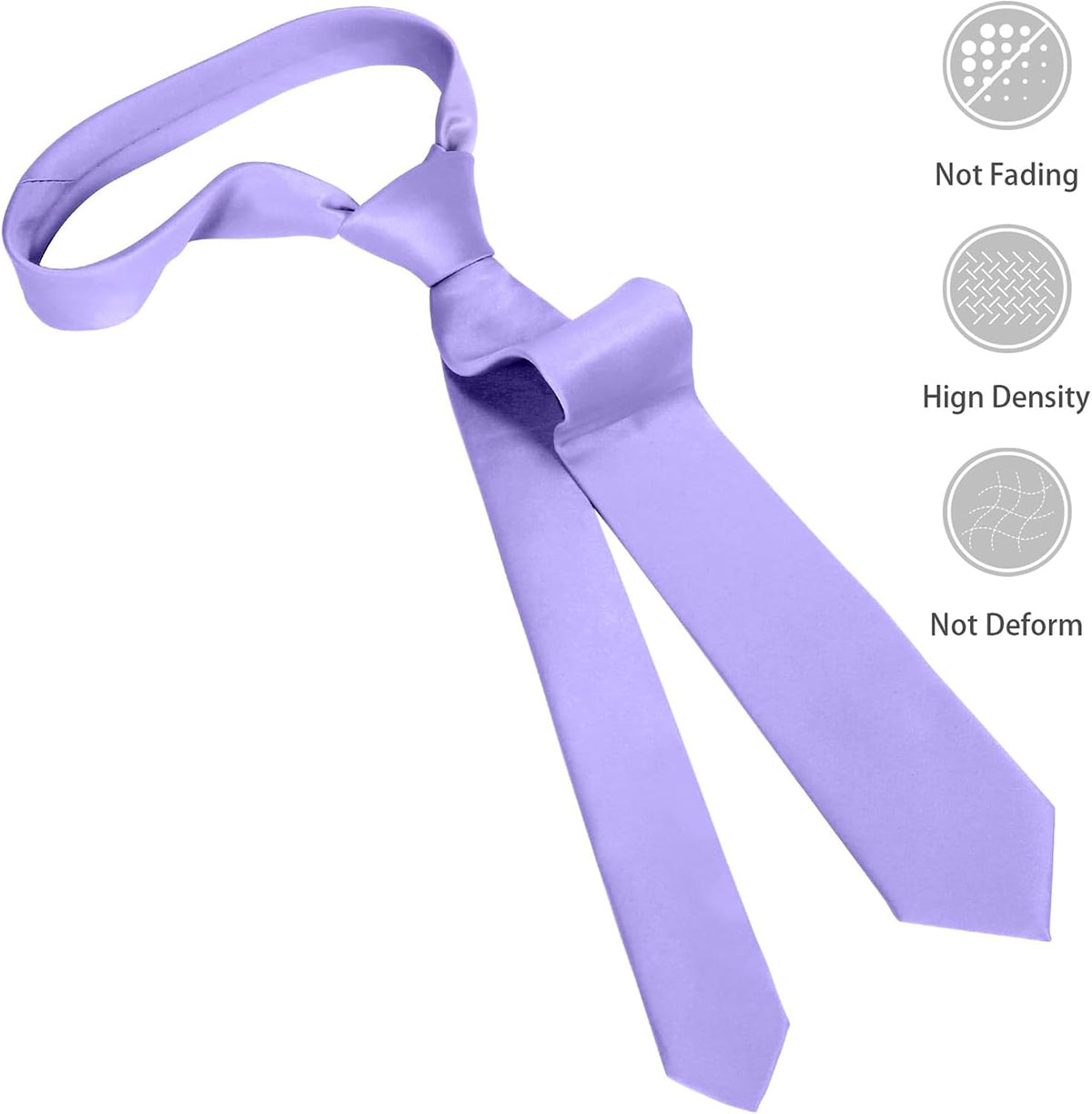 yenlk Men's Classic Necktie, Formal Tie for Weddings, Business and Prom