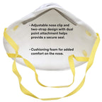 3M Particulate Disposable Respirator 8210, N95, Pack of 20, NIOSH APPROVED