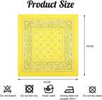 Aomig Bandana Head Scarf for Men and Women, Stylish Cowboy Headband Handkerchief, Multi-purpose Hair Scarf Paisley Print Unisex Headwraps, Bib Party Face Covering Headwear for Motorcycling