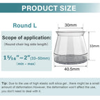 Ansible 24 Pcs Chair Leg Floor Protectors Round