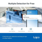 Tapo TP-Link C310 – Indoor Outdoor WiFi Surveillance Camera, 3MP Resolution, IP66 with Night Vision, Motion Detection and Instant Alarm, Control with iOS App, Android, Compatible with Alexa