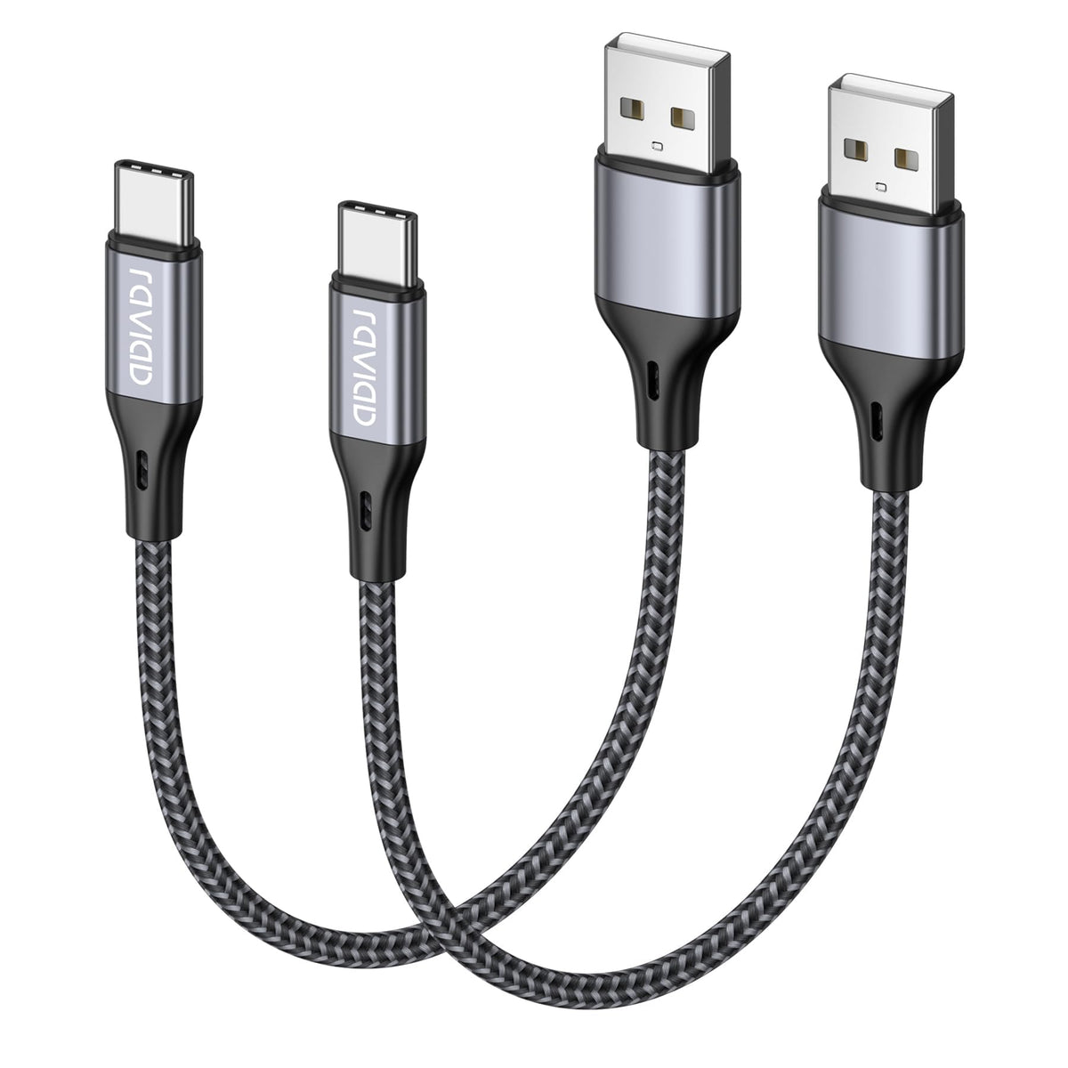 RAVIAD USB C Charger Cable 2M 3Pack, USB to USB C Cable Fast Charging