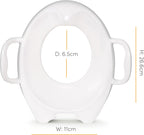 Munchkin Sturdy Potty Seat | Potty Training Toilet Seat with Handles and Legs | Ideal for Toddler and Children | Grey