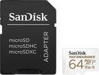 SANDISK MAX Endurance microSD Card + Adapter 128GB