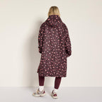 OHS Adults Drying Robe, Water-Resistant Changing Robe Gifts for Women Comfy Sherpa Privacy Robes for Women Men, Stay Dry Jacket Swimming Camping Drying Robes - S/M, L/XL