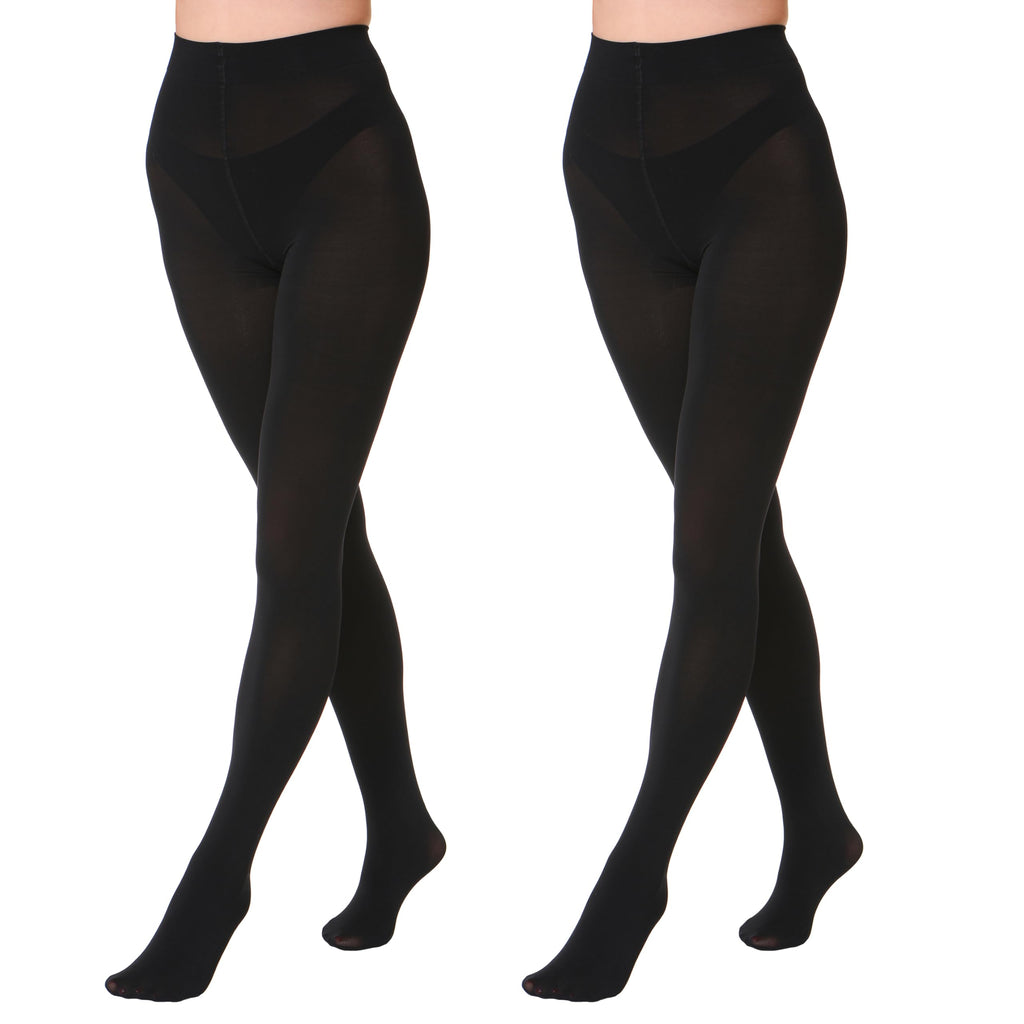 EVERSWE 2 Pairs Pack Women's Opaque Tights