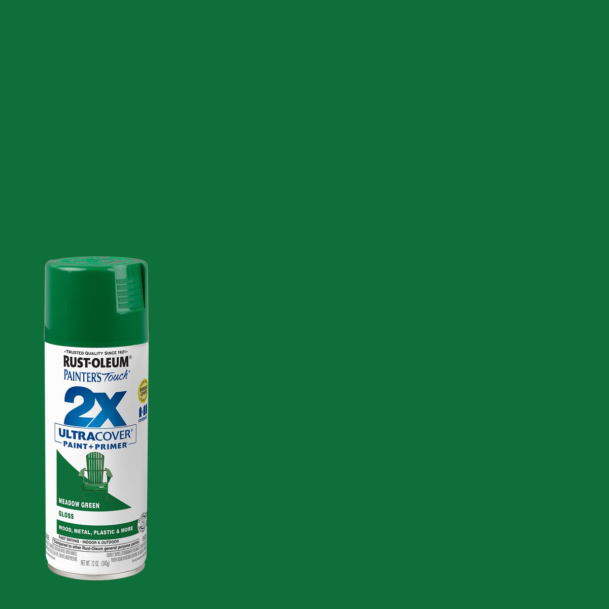 Rust-Oleum 334023-6PK Painter's Touch 2X Ultra Cover Spray Paint, 12 oz, Gloss Almond, 6 Pack