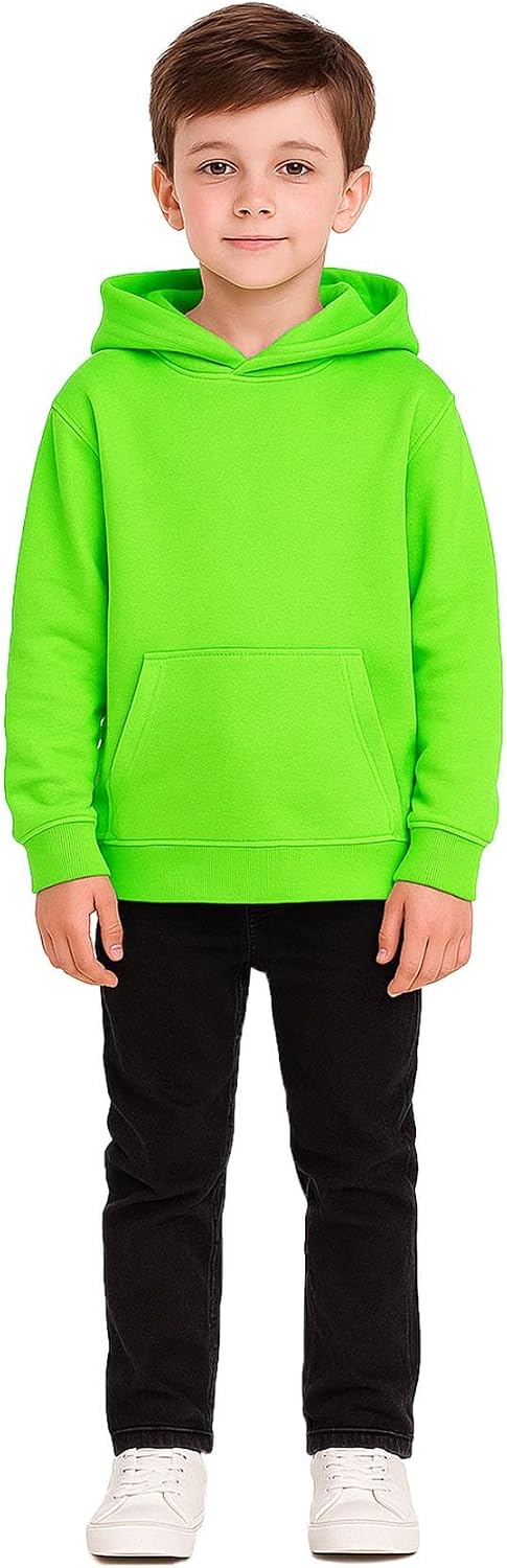 A2Z 4 Kids Girls Boys Plain Sweatshirt Tie Dye Pullover Shirt Fleece Hooded Jumper PE School Warm Coats Long Sleeve Top New Casual Fashion for Childrens Unisex Age 2-13 Years