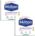 Milton Sterilising Tablets – 2 Pack (56 Tablets Total) | Cold Water Baby Bottle Steriliser | Kills 99.9% of Germs | Fast & Easy | Travel-Friendly | Trusted UK Brand