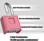 Diyife Large Heavy Duty Combination Padlocks Outdoor, 52mm Weatherproof