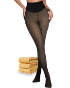 HOWIN Fleece Lined Tights Winter Thermal Tights for Women Fake Translucent