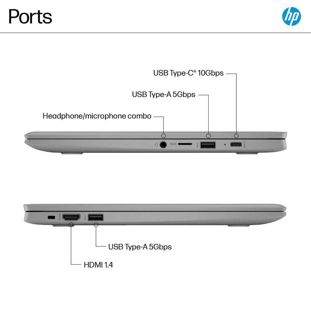 HP Chromebook 14" | Intel N100 Processor | 4GB RAM | 128GB UFS