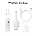 Google TV Streamer (4K) - Fast Streaming Entertainment With Voice Search Remote - Watch Movies, Shows, Live TV and Netflix in 4K HDR - Smart Home Control - 32 GB Storage - Porcelain