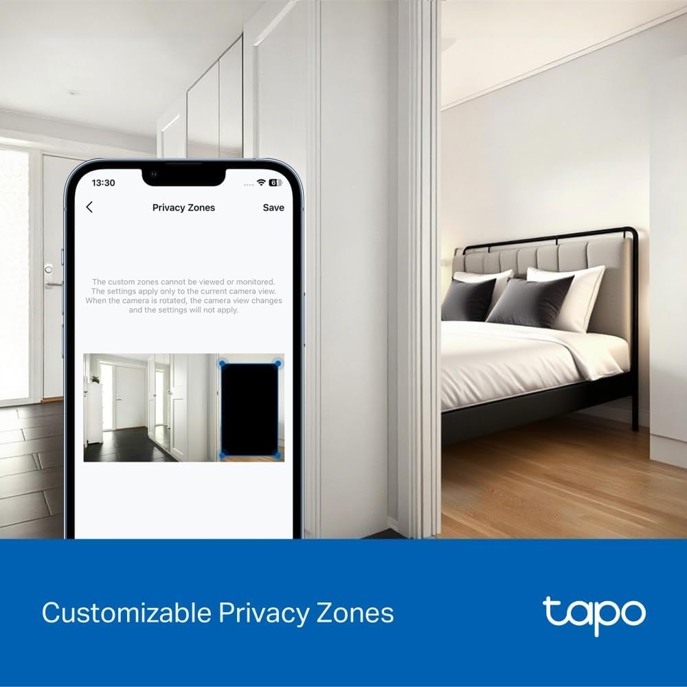 Tapo C201 Full HD Pan/Tilt Indoor Security Camera Pet Camera House Security