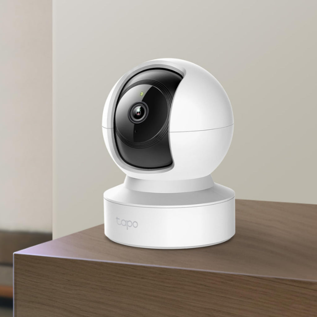 Tapo C210P2 2K 3MP Pan/Tilt Indoor Security Camera Set, Pet Camera