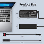 90W Laptop Charger Compatible with HP EliteBook Probook Pavilion Compaq