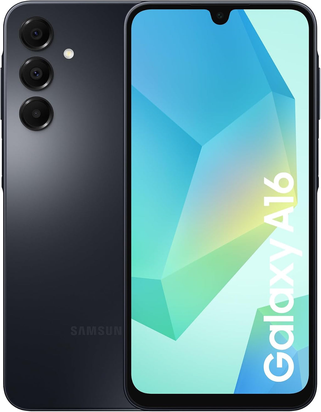 Samsung Galaxy A16 4G Android Smartphone, Super Amoled 6.7" Screen, Multiple Cameras, 128GB Storage, Blue Black, 3 Year Manufacturer Extended Warranty (UK Version)