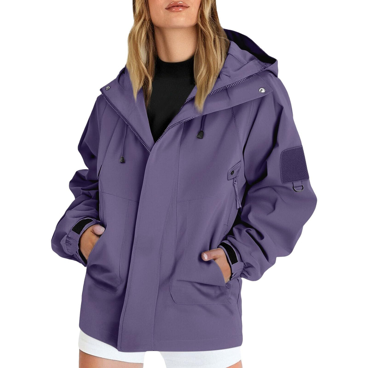 Waterproof Jackets Lightweight Raincoats for Women Windbreaker Coats