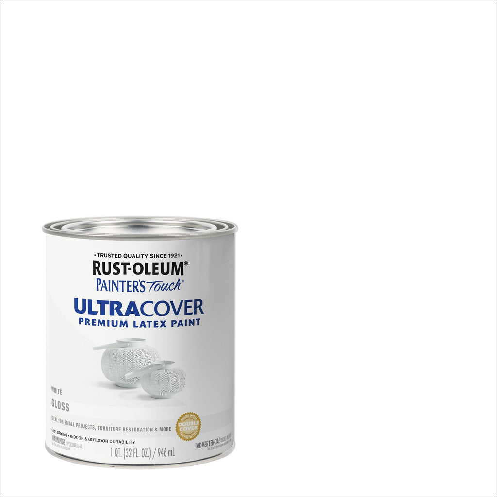 Rust-Oleum Painter's Touch Latex Brush-On Paint, Flat Black