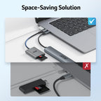 Acer USB-C SD Card Reader, High Speed Type-C Micro SD Card Adapter, USBC External Memory Card Reader SDXC, Micro SDXC Card, Compatible with MacBook Pro/Air, Acer Laptop, iPhone 16, Camera -Silver