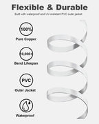 Yauhody CAT 6 Ethernet Cable 10m, Pure Copper High Speed Solid Flat CAT6
