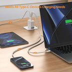 2m USB C to USB C Cable for IPhone 18/17/16/15,Fast Charger USB C for IPhone 17 Air/17e/16 Pro Max/15 Plus/16E/Duo, Long Charging Lead for iPad Pro 10/11th,Google Pixel 11/10/9/8,Samsung Galaxy Z Fold