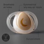 Tommee Tippee Ultra-Light StayPut Night Glow Soother 0-6m Pack of 2