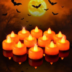 Amagic 24Pack Purple Flameless LED Tea Lights Candles Battery Operated