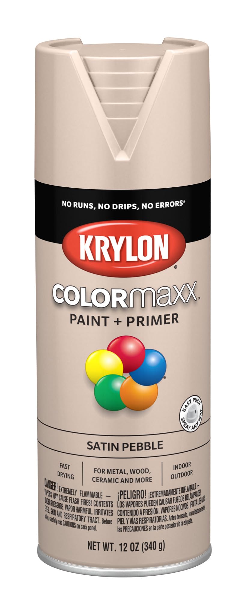 Krylon ColorMaxx 12 Oz. Gloss Spray Paint, Pumpkin Orange - 1 Each
