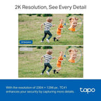 Tapo TP-Link C310 – Indoor Outdoor WiFi Surveillance Camera, 3MP Resolution, IP66 with Night Vision, Motion Detection and Instant Alarm, Control with iOS App, Android, Compatible with Alexa