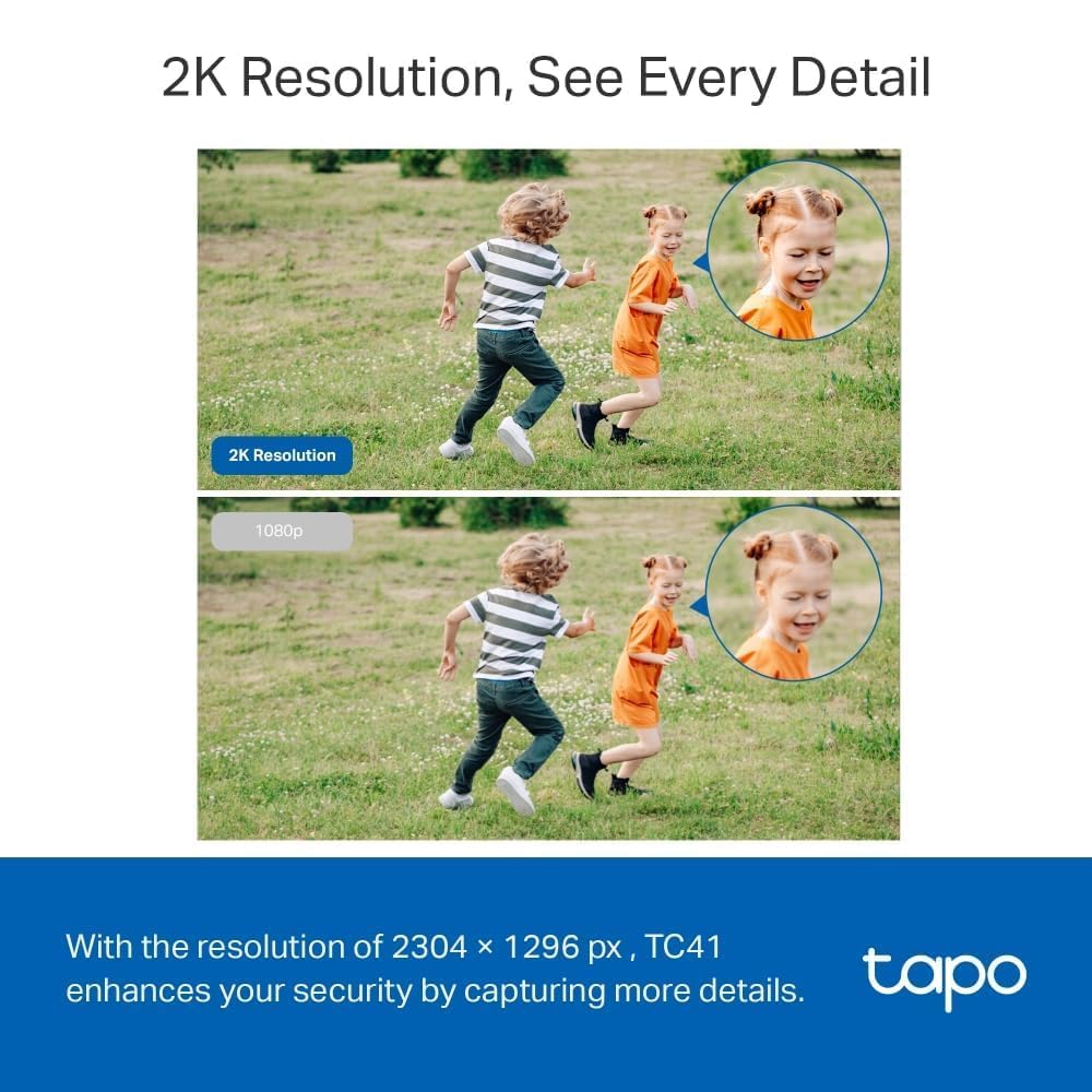 Tapo TC46 4K 8MP Pan/Tilt Outdoor Security Camera CCTV Camera