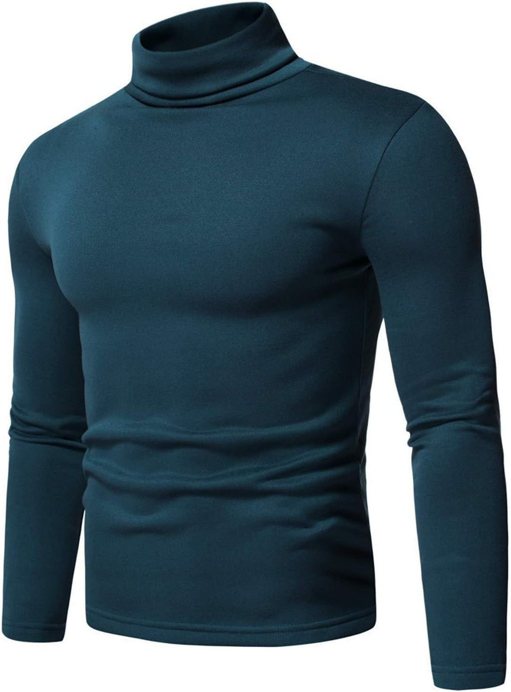 Men's Thermal Turtle Neck Top Long Sleeve Turtleneck Shirts Basic Undershirt Baselayer Pullover for Winter