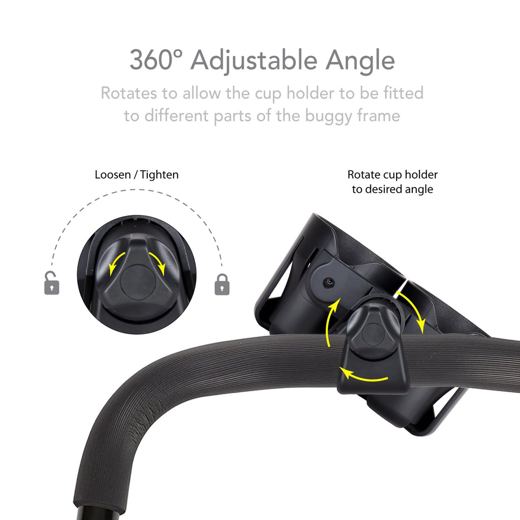 LittleLife Buggy And Pushchair Universal Cup & Phone Holder