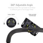 LittleLife Buggy And Pushchair Universal Cup & Phone Holder